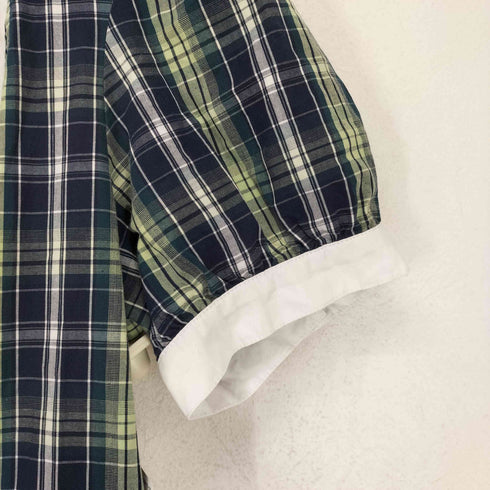 PUTUMAYO バックリボン フリル半袖シャツ ワンピース レディース