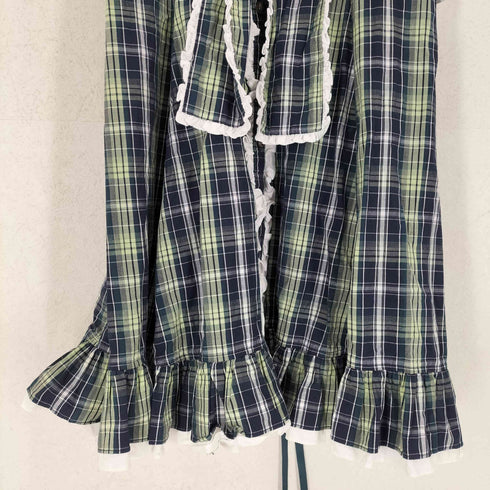 PUTUMAYO バックリボン フリル半袖シャツ ワンピース レディース