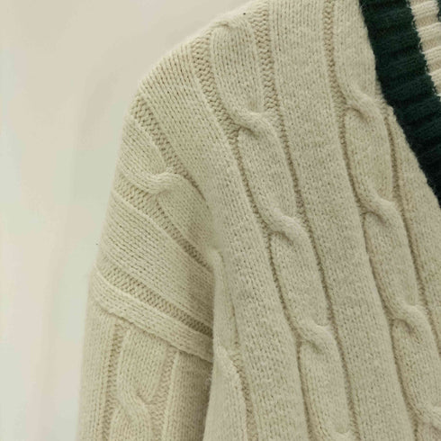 ギャップ Gap CashSoft カシミヤタッチ バーシティ ケーブルニットセーター レディース xxs