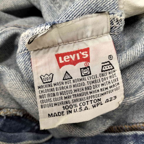 リーバイス Levis 90S USA製 501 ボタン裏555 刻印 バレンシア工場 ダメージ ボタンフライ デニムパンツ 96年製 メンズ W35 L30