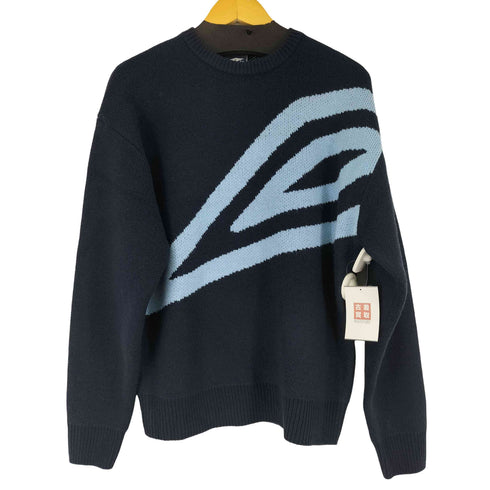 アンブロ UMBRO 別注 Big Logo Knit pullover メンズ JPN:M