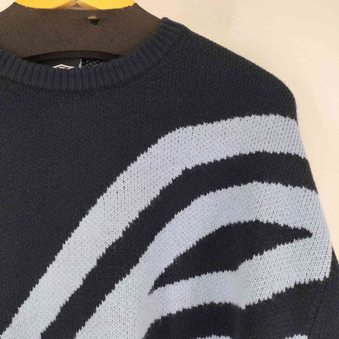 アンブロ UMBRO 別注 Big Logo Knit pullover メンズ JPN:M