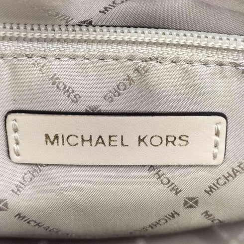 マイケルコース Michael Kors PALE GOLD LG TZ TOTE モノグラム メタリック トートバッグ レディース