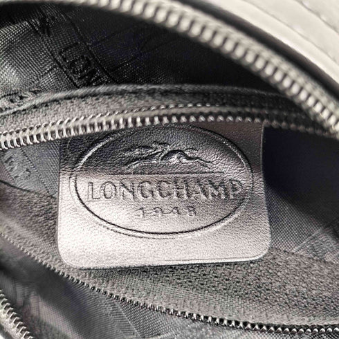 ロンシャン LONGCHAMP ハーフムーン レザー ショルダー ハンドバッグ レディース