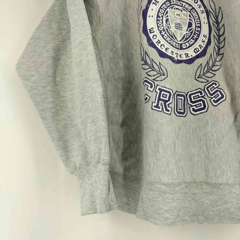 チャンピオン Champion 80s USA製 トリコタグ REVERSE WEAVE WARMUP HOLY CROSS クルーネックスウェット メンズ JPN:L