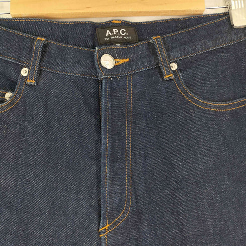 アーペーセー A.P.C. コラボ ストレートデニムパンツ インディゴ メンズ US:28-29