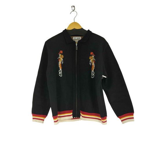 ティーモダンストリートウエア TTT_MSW ska zip up knit polo ニットポロジャケット メンズ JPN:M