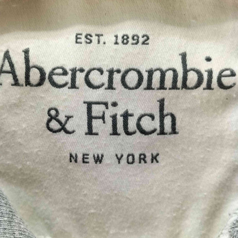 アバクロンビーアンドフィッチ Abercrombie & Fitch ワッペンプルオーバーパーカー メンズ JPN:L