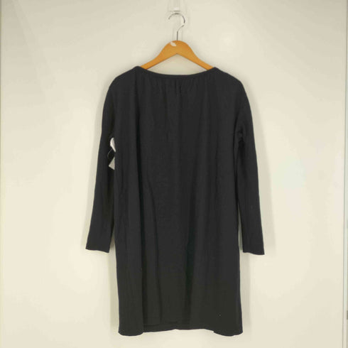 ワイズビス Ys bis 刺繍 ウール ボートネックワンピース レディース