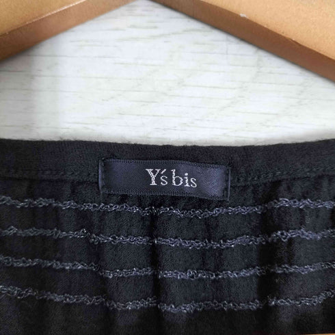 ワイズビス Ys bis 刺繍 ウール ボートネックワンピース レディース