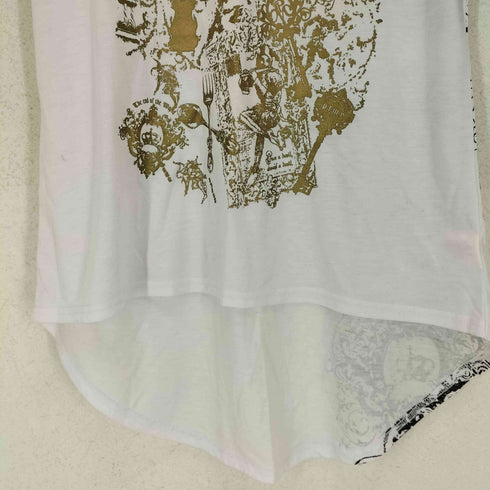 PUTUMAYO Vネック グラフィックプリント 半袖Tシャツ レディース