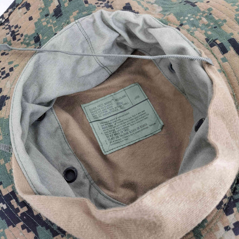 ユーエスエムシー USMC MARPAT ウッドランド デジタルカモ ブーニーハット メンズ LARGE