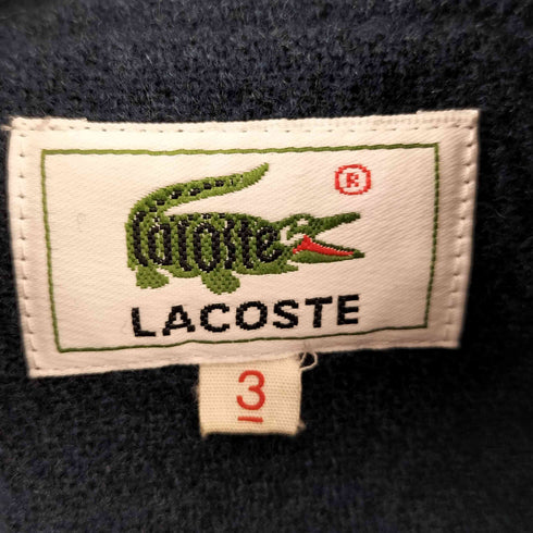 ラコステ LACOSTE ナイロン混 ヘリボーン ウールダッフルコート メンズ 3