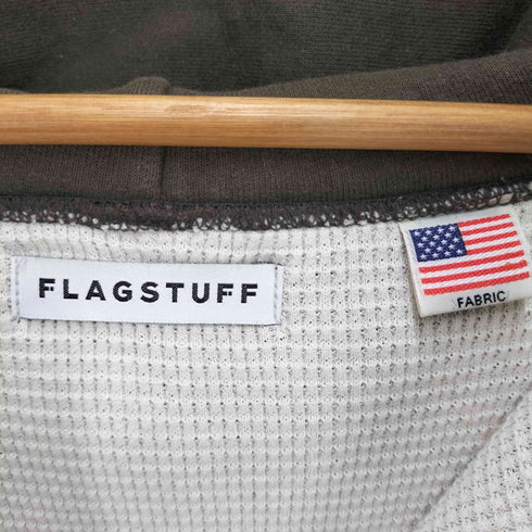 フラッグスタフ F-LAGSTUF-F 裏地ワッフル ハーフジッププルオーバーフーディ メンズ JPN:M