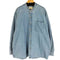 エディーバウアー Eddie Bauer 90s 白タグ バンドカラーデニムシャツ メンズ import:XL