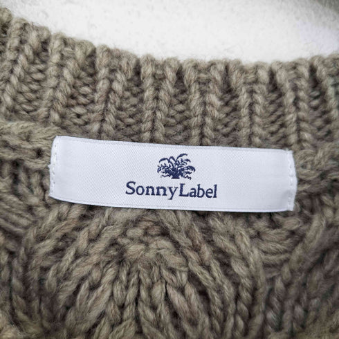 アーバンリサーチサニーレーベル URBAN RESEARCH Sonny Label パッチワークケーブルニットベスト レディース