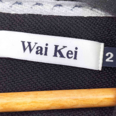 Waikei フロントプリントパーカー レディース