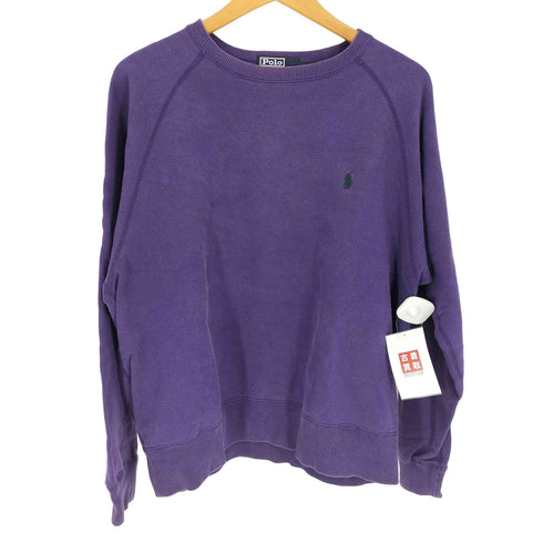 ポロバイラルフローレン Polo by RALPH LAUREN ポニー 刺繍 コットン スウェット トレーナー メンズ import:M