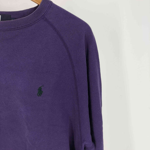 ポロバイラルフローレン Polo by RALPH LAUREN ポニー 刺繍 コットン スウェット トレーナー メンズ import:M