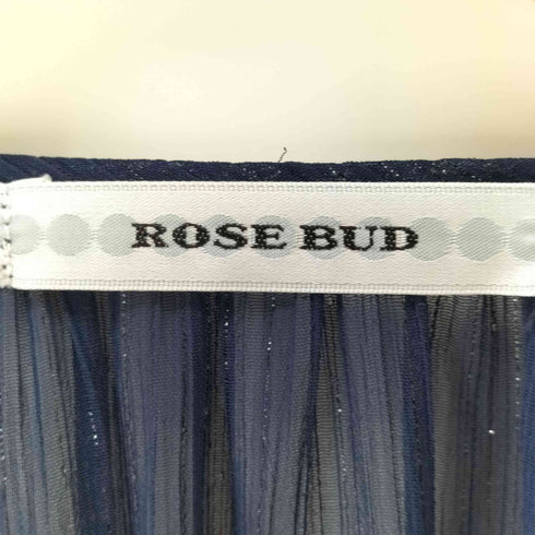 ローズバッド ROSE BUD オーガンジーロングシャツワンピース レディース
