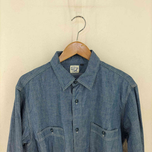 オアスロウ orSlow CHAMBRAY WORL SHIRT シャンブレーワークシャツ メンズ 5