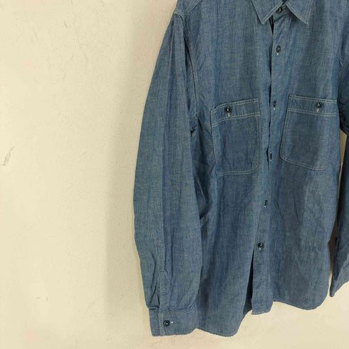 オアスロウ orSlow CHAMBRAY WORL SHIRT シャンブレーワークシャツ メンズ 5