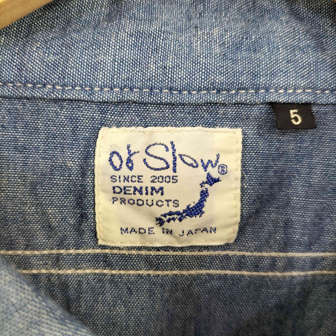 オアスロウ orSlow CHAMBRAY WORL SHIRT シャンブレーワークシャツ メンズ 5