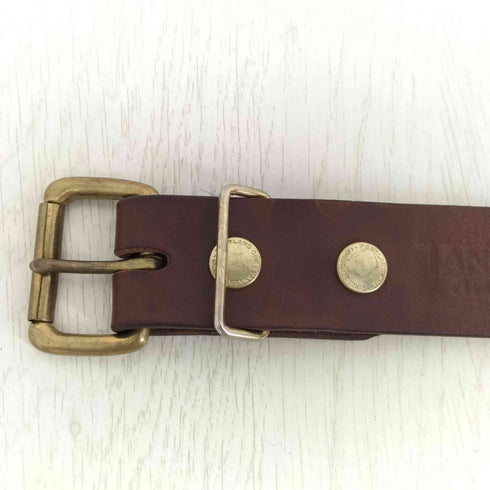 TANNER GOODS レザーバックルベルト メンズ 36