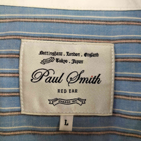ポールスミス Paul Smith RED EAR キノコ柄 レギュラーカラーシャツ メンズ import:L
