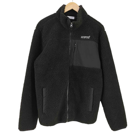 サンルーフ sunroof classic logo boa fleece jacket メンズ JPN:L