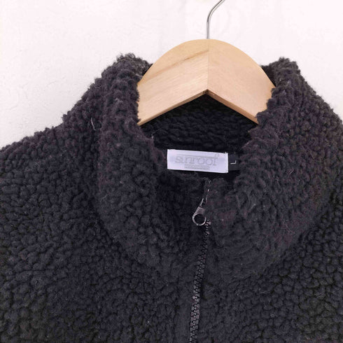 サンルーフ sunroof classic logo boa fleece jacket メンズ JPN:L