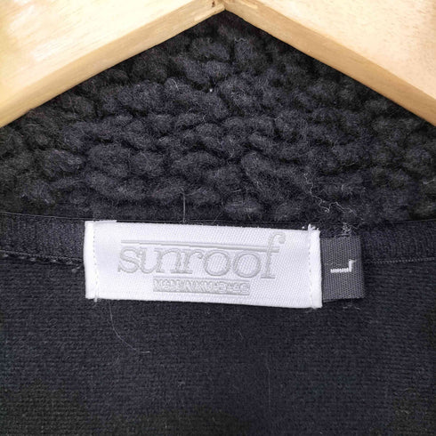 サンルーフ sunroof classic logo boa fleece jacket メンズ JPN:L
