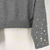 ザラ ZARA KNIT パール装飾 ニットパーカー レディース import:S