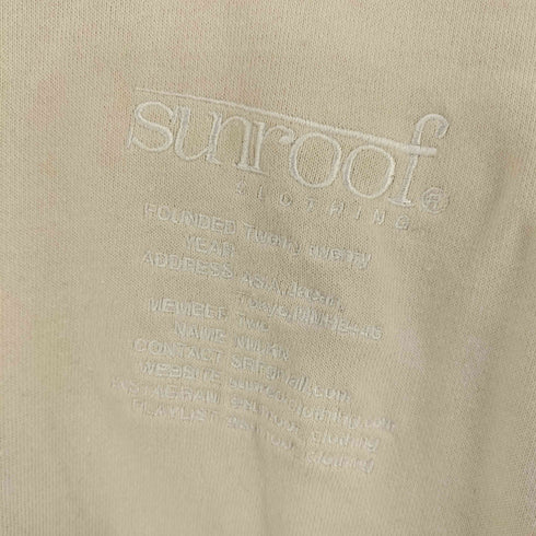 サンルーフ sunroof sunroof SRF OVW sweat tops メンズ JPN:L