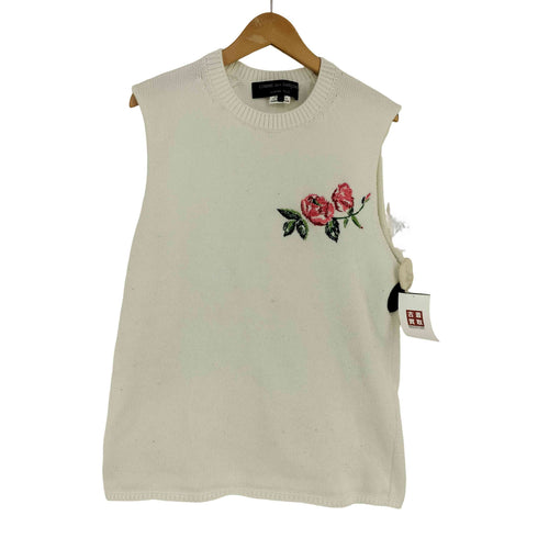 コムデギャルソンオムプリュス COMME des GARCONS HOMME PLUS 22SS フラワー刺繍ニットベスト メンズ JPN:S