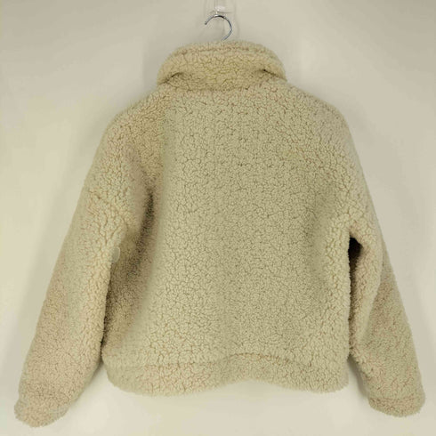 ザラ ZARA クロップド パデッド ボアジャケット レディース import:S