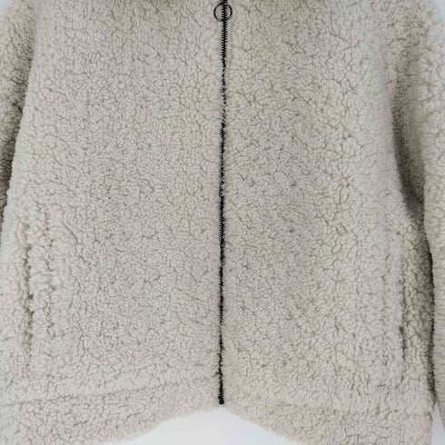 ザラ ZARA クロップド パデッド ボアジャケット レディース import:S