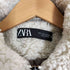 ザラ ZARA クロップド パデッド ボアジャケット レディース import:S