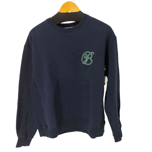 ブラックアイパッチ Black Eye Patch B EMBLEM CREW SWEAT 刺繍ロゴ クルーネックスウェット メンズ JPN:M