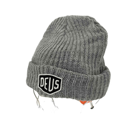 デウスエクスマキナ Deus Ex Machina SHIELD BEANIE カフビーニー ニットキャップ メンズ