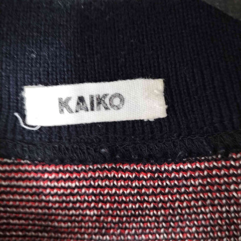 カイコー KAIKO ストライプコットンカーディガン メンズ 2