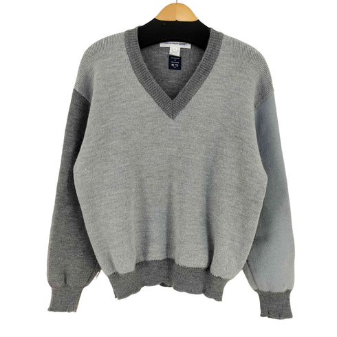 コムデギャルソンシャツ COMME des GARCONS SHIRT lochaven of scotland ツートン Vネックニット メンズ JPN:L