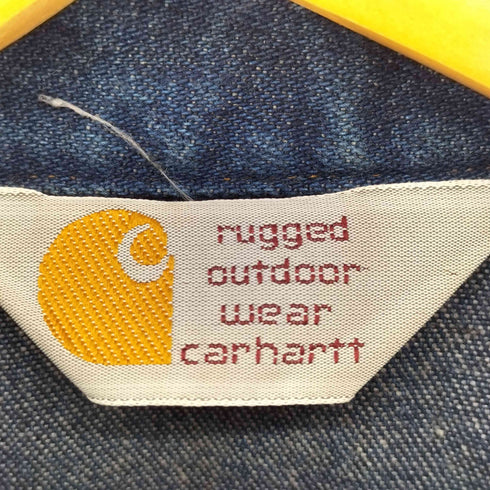 カーハート Carhartt 80-90S 三角タグ デニム ウエスタンシャツ メンズ