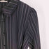 アクシーズ ファム axes femme POETIQUE アシメ シャツ ワンピース フリルカラー ベルテッド フレア ストライプ レディース JPN:M