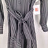 アクシーズ ファム axes femme POETIQUE アシメ シャツ ワンピース フリルカラー ベルテッド フレア ストライプ レディース JPN:M