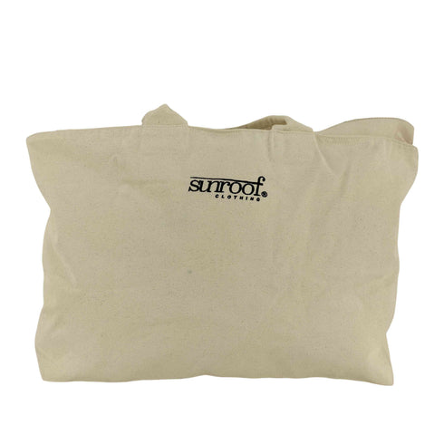 サンルーフ sunroof sunroof classic logo big campus tote bag メンズ