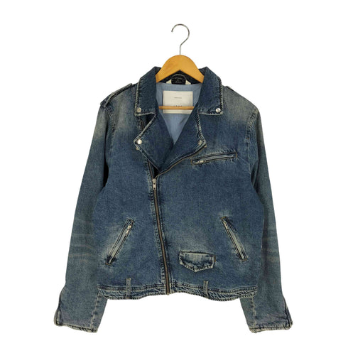 ザラマン ZARA MAN 1975 デニムライダースジャケット メンズ import:L