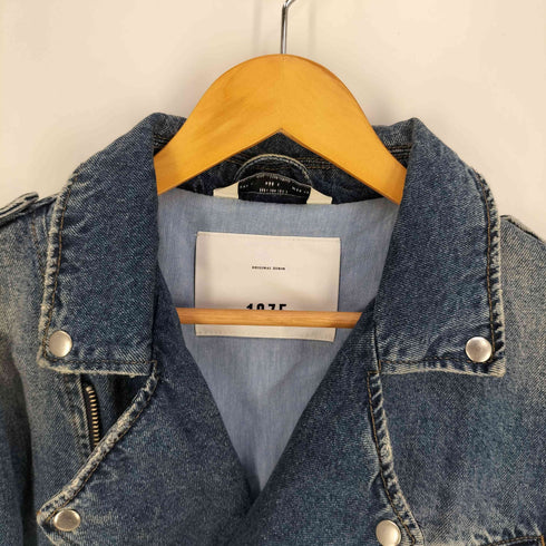 ザラマン ZARA MAN 1975 デニムライダースジャケット メンズ import:L