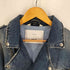 ザラマン ZARA MAN 1975 デニムライダースジャケット メンズ import:L