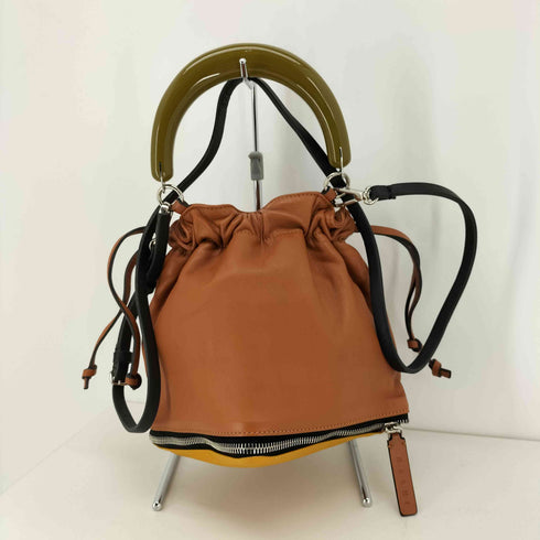 マルニ MARNI 15SS レザー パッチワーク 2WAY ショルダー ハンドバッグ レディース